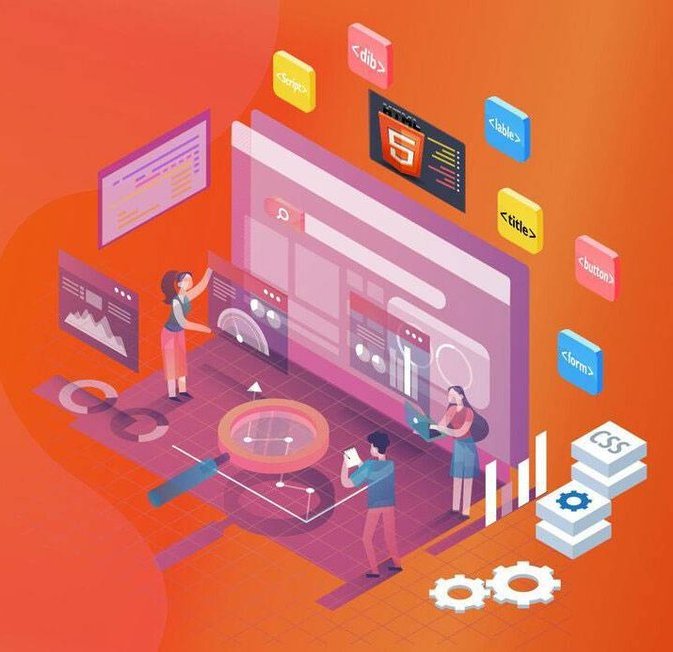 HTML5 Developer illustration