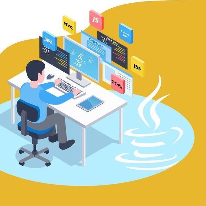 Java Developer illustration